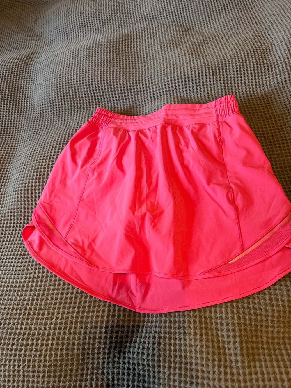 lululemon athletica High-Low Active Skort in Neon Pink